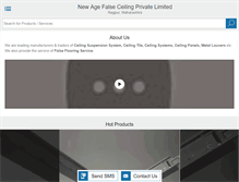 Tablet Screenshot of newageceilings.net